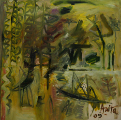 'Sukher Din' - Anita Roy Chowdhury - Oil - 24" x 24"