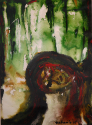 'At A Glimpse 2' - Nabanita Banerjee - Water Colour - 15" x 11"